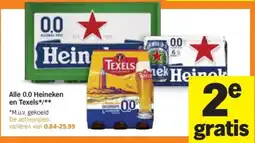 Albert Heijn Alle 0.0 Heineken en Texels aanbieding