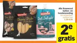 Albert Heijn Alle Rosewood katten en hondenvoeding aanbieding