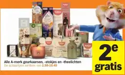 Albert Heijn Alle A-merk geurkaarsen, stokjes en theelichten aanbieding