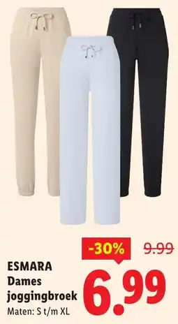 Lidl Esmara dames joggingbroek aanbieding