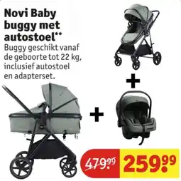 Kruidvat Novi Baby Buggy met Autostoel aanbieding