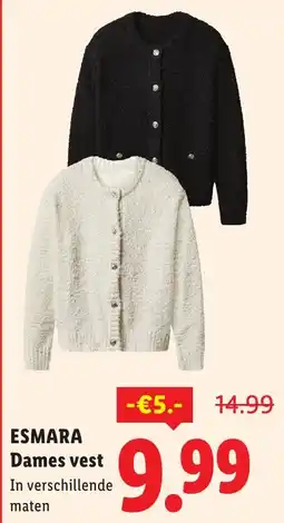 Lidl Esmara dames vest aanbieding