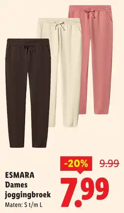 Lidl Esmara dames joggingbroek aanbieding