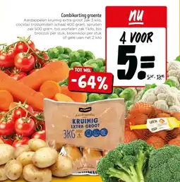 Jumbo Combikorting groente aanbieding