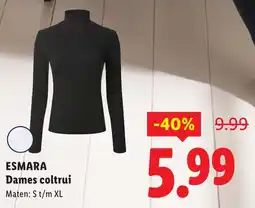Lidl Esmara dames coltrui aanbieding