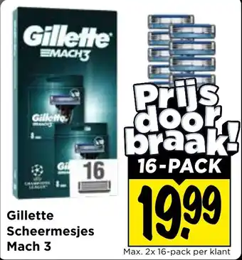 Gillette Scheermesjes Mach 3
