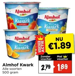Vomar Voordeelmarkt Almhof Kwark aanbieding
