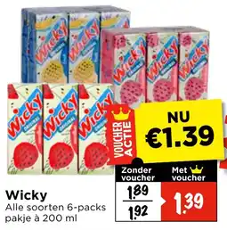 Vomar Voordeelmarkt Wicky aanbieding