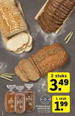 Albert Heijn AH Bakkersbrood vloerbrood heel aanbieding