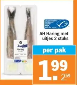 Albert Heijn AH Haring met uitjes aanbieding