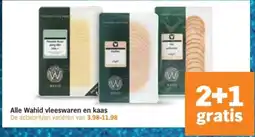 Albert Heijn Alle Wahid vleeswaren en kaas aanbieding