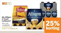 Albert Heijn Alle Affligem of Texels Multipacks aanbieding