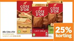 Albert Heijn Alle Côte d'Or aanbieding