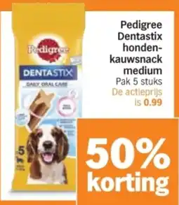 Albert Heijn Pedigree Dentastix Honden Kauwsnack medium aanbieding