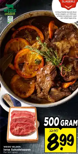 Vomar Voordeelmarkt Weide velden ierse sukadelappen aanbieding