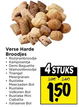 Vomar Voordeelmarkt Verse harde broodjes aanbieding