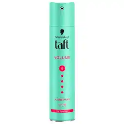 Trekpleister Taft Volume Level 5 Haarspray aanbieding