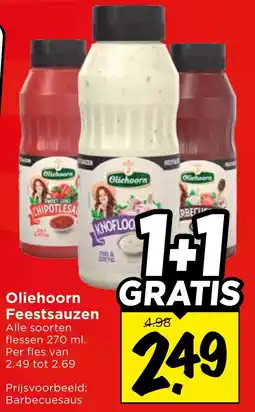Vomar Voordeelmarkt Oliehoorn feestsauzen aanbieding