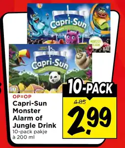 Vomar Voordeelmarkt Capri sun monster alarm of jungle drink aanbieding