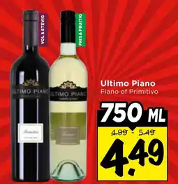 Vomar Voordeelmarkt Ultimo piano aanbieding