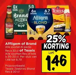 Vomar Voordeelmarkt Affligem of brand of texels aanbieding