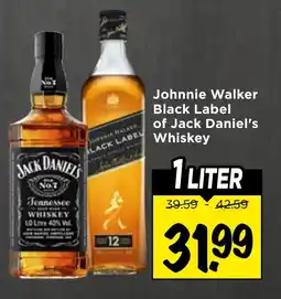 Vomar Voordeelmarkt Johnnie walker black label of jack daniel's whiskey aanbieding