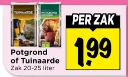Vomar Voordeelmarkt Potgrond of tuinaarde aanbieding