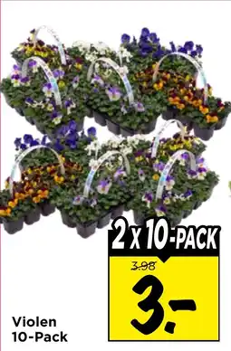 Vomar Voordeelmarkt Violen 10 pack aanbieding