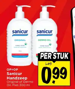 Vomar Voordeelmarkt Sanicur handzeep aanbieding