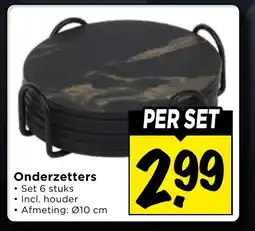 Vomar Voordeelmarkt Onderzetters aanbieding