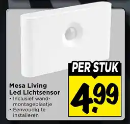 Vomar Voordeelmarkt Mesa living led lichtsensor aanbieding