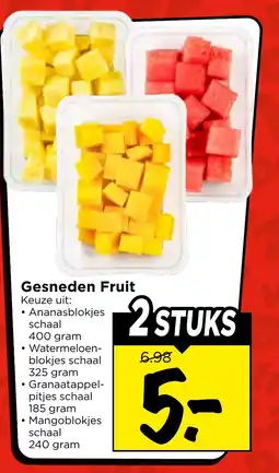 Vomar Voordeelmarkt Gesneden fruit aanbieding