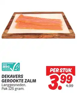 Dekamarkt Dekavers gerookte zalm aanbieding