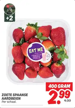 Dekamarkt Zoete spaanse aardbeien aanbieding