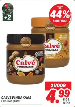 Dekamarkt Calvé pindakaas aanbieding