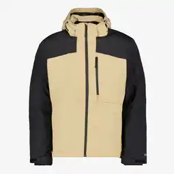 Scapino Mountain Peak heren ski-jas beige 10000 mm waterkolom aanbieding