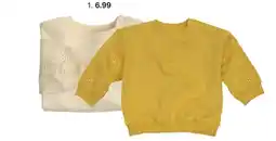 Zeeman 1. Baby sweater aanbieding