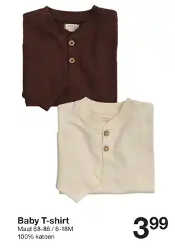 Zeeman Baby T-shirt aanbieding