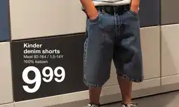 Zeeman Kinder denim shorts aanbieding