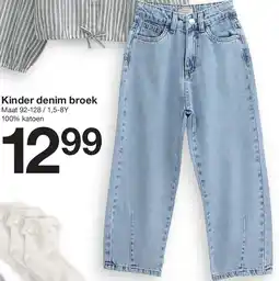 Zeeman Kinder denim broek aanbieding