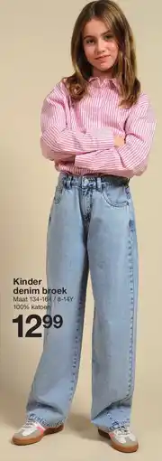 Zeeman Kinder denim broek aanbieding