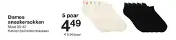 Zeeman Dames sneakersokken aanbieding