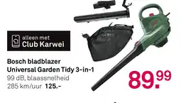 Karwei Bosch bladblazer Universal Garden Tidy 3-in-1 aanbieding