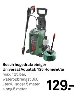 Karwei Bosch hogedrukreiniger Universal Aquatak 125 Home&Car aanbieding