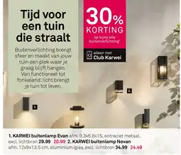 Karwei KARWEI buitenlamp evan aanbieding
