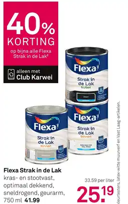 Karwei Flexa Strak in de Lak aanbieding