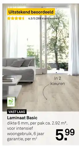 Karwei Laminaat Basic aanbieding