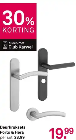 Karwei Deurkruksets Porto & Hera aanbieding