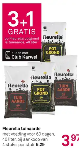 Karwei Fleurella potgrond & tuinaarde aanbieding