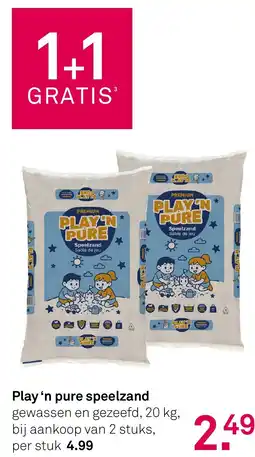Karwei Play 'n pure speelzand aanbieding